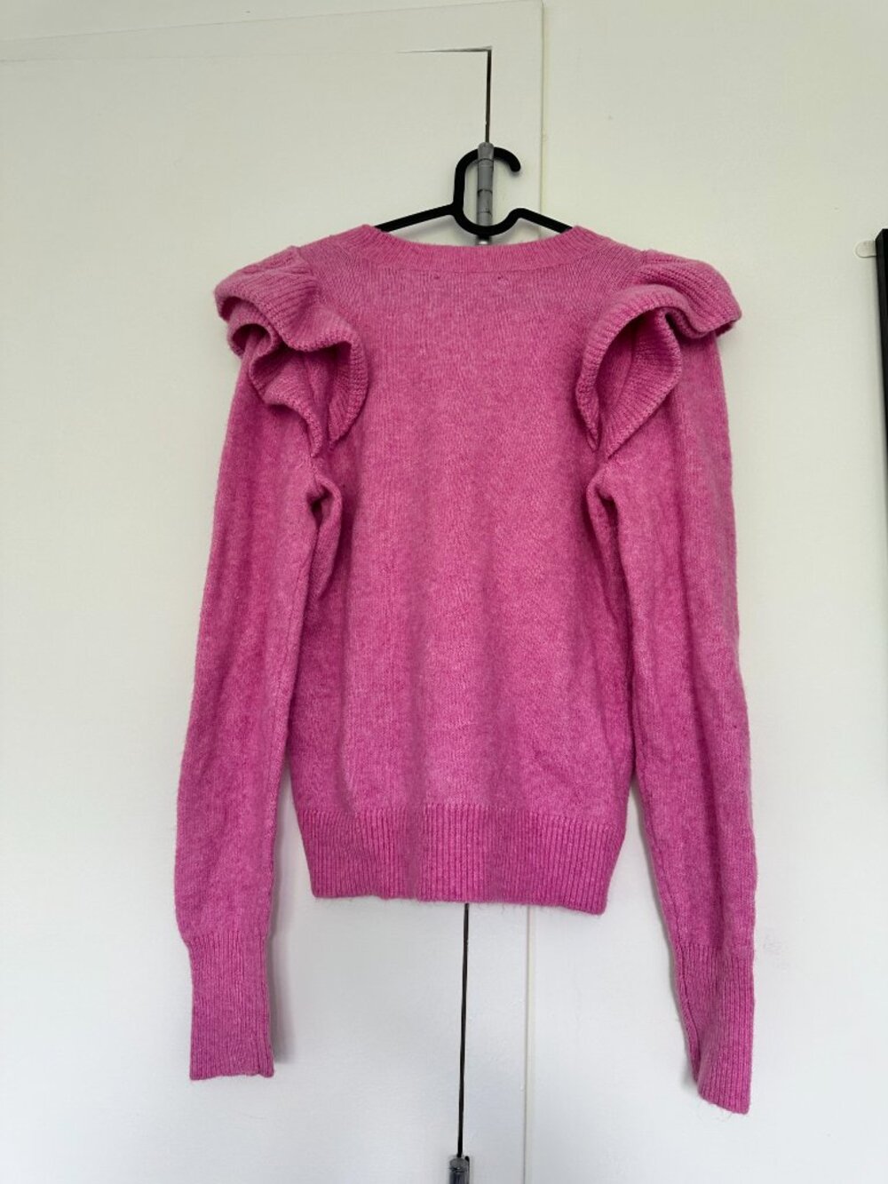 Pink Ruffle Loft Sweater - Picture 2 of 4